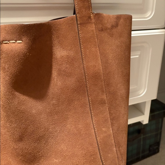 Coach suede tote bag - Picture 2 of 5